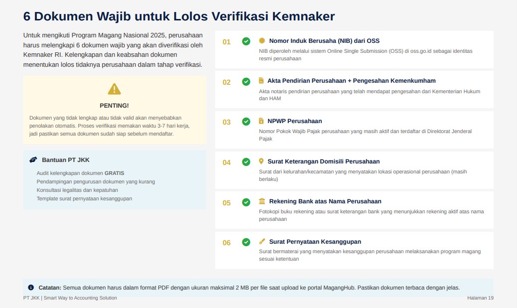 PROGRAM MAGANG NASIONAL 2025 Panduan Lengkap Memanfaatkan Program Magang dan Jasa Konsultan Keuangan untuk Mendorong Pertumbuhan UMKM PT JASA KONSULTAN KEUANGAN INDONESIA