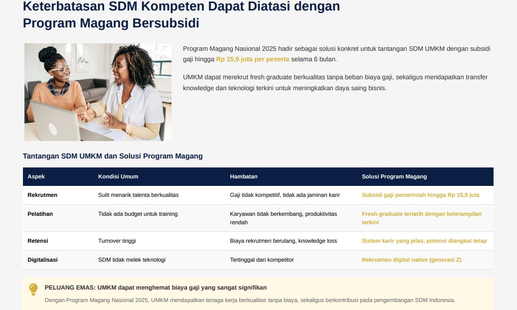 PROGRAM MAGANG NASIONAL 2025 Panduan Lengkap Memanfaatkan Program Magang dan Jasa Konsultan Keuangan untuk Mendorong Pertumbuhan UMKM PT JASA KONSULTAN KEUANGAN INDONESIA